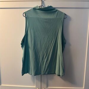 Athleta mint Sleeveless Tank Top with high neck